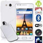 4.0 "Android v2.3.6 Smart Phone + PU Bolsa para Samsung Gala